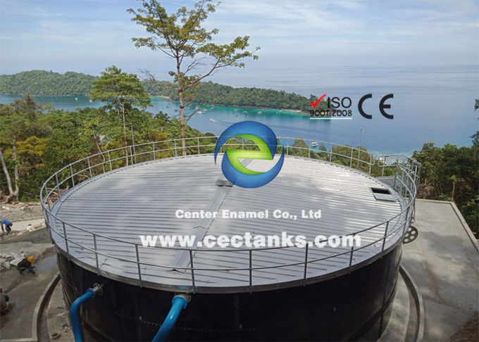 Złożona ze szkła stała zbiorniki do przechowywania płynów silosów pojemnik do biogazu 0